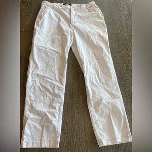 WHITE CARPENTER PANTS